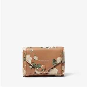 Michael Kors Collection Floral Small Pocket Wallet